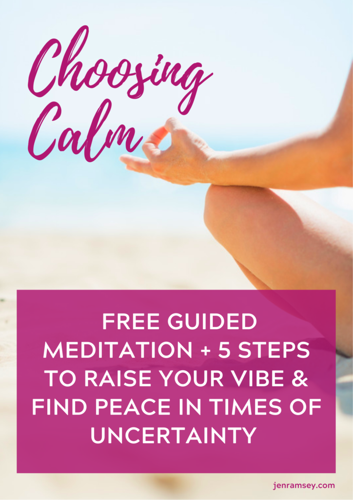 COVER OF CHOOSING CALM GUIDE