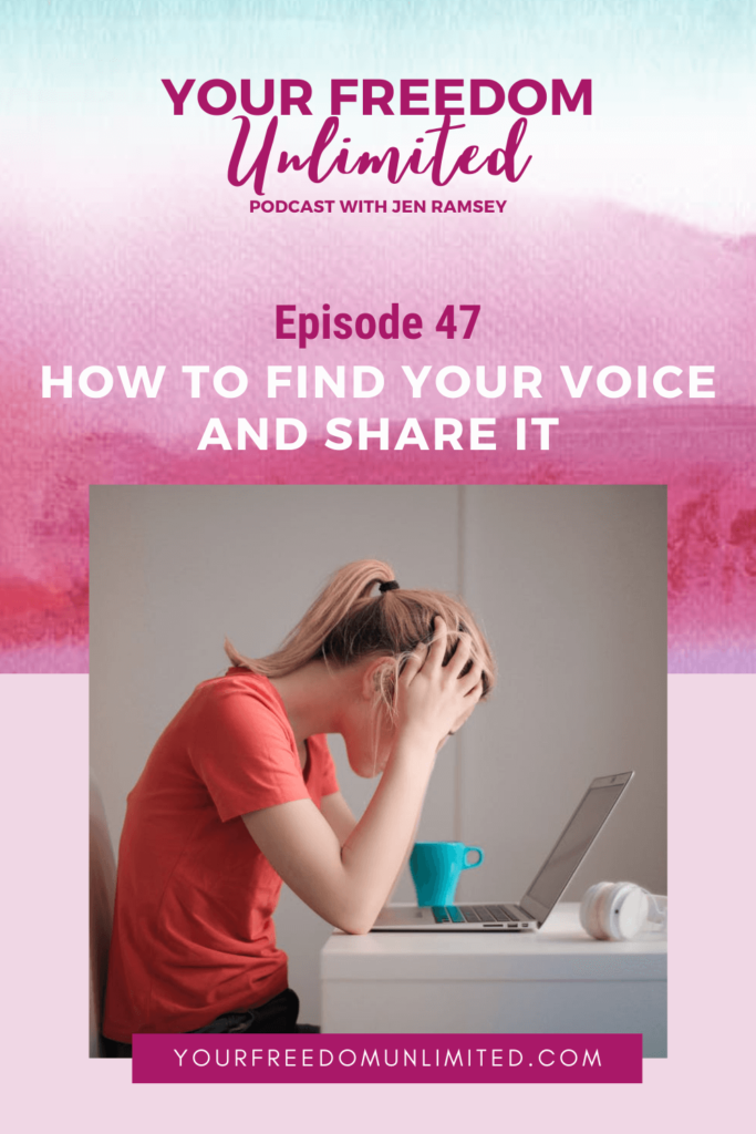 How To Find Your Voice and Share It