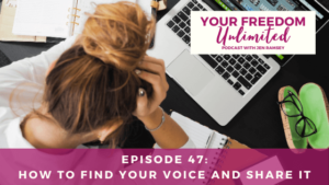 How to Find Your Voice and Share it